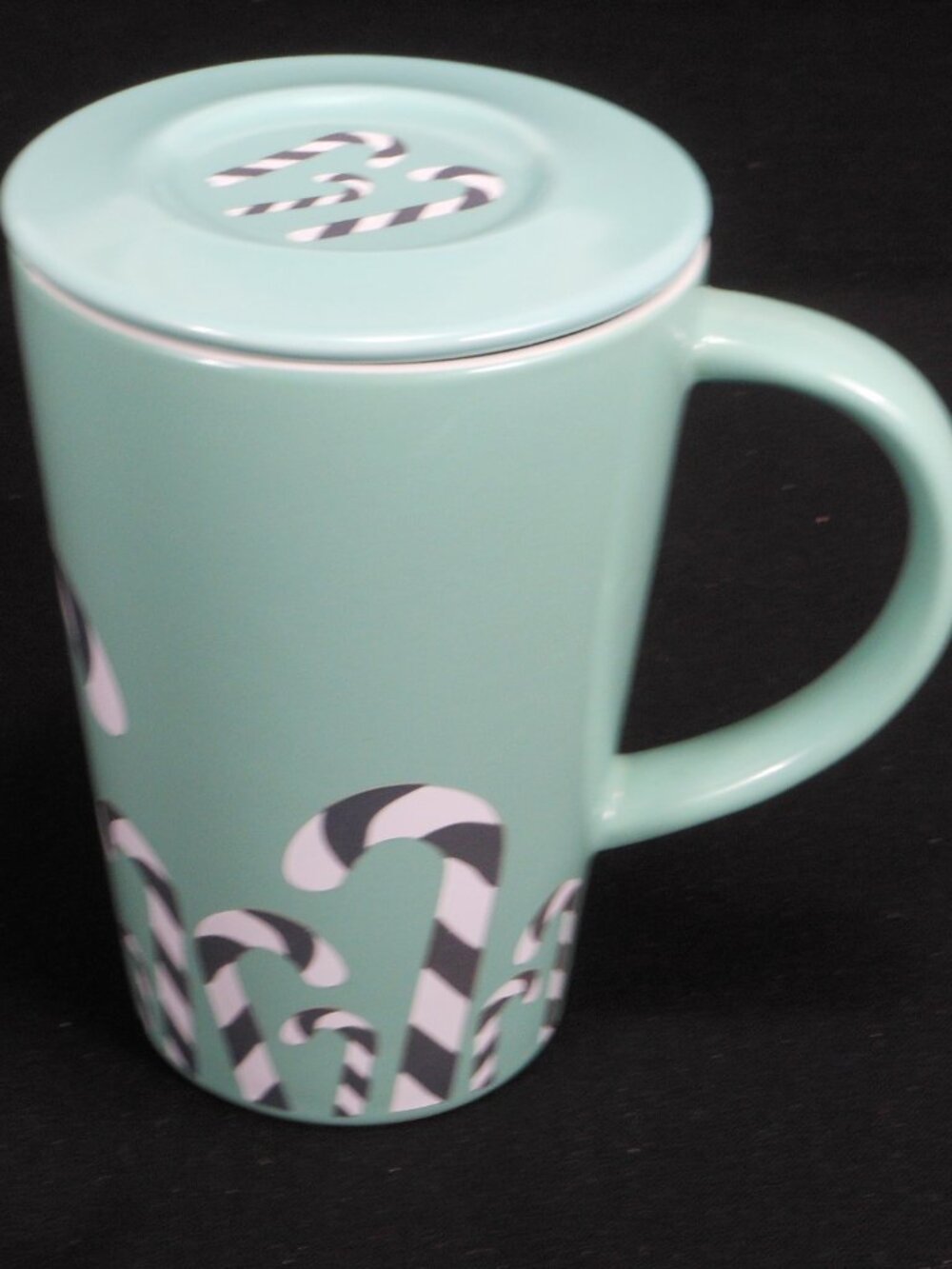 David's Tea coffee mug with lid